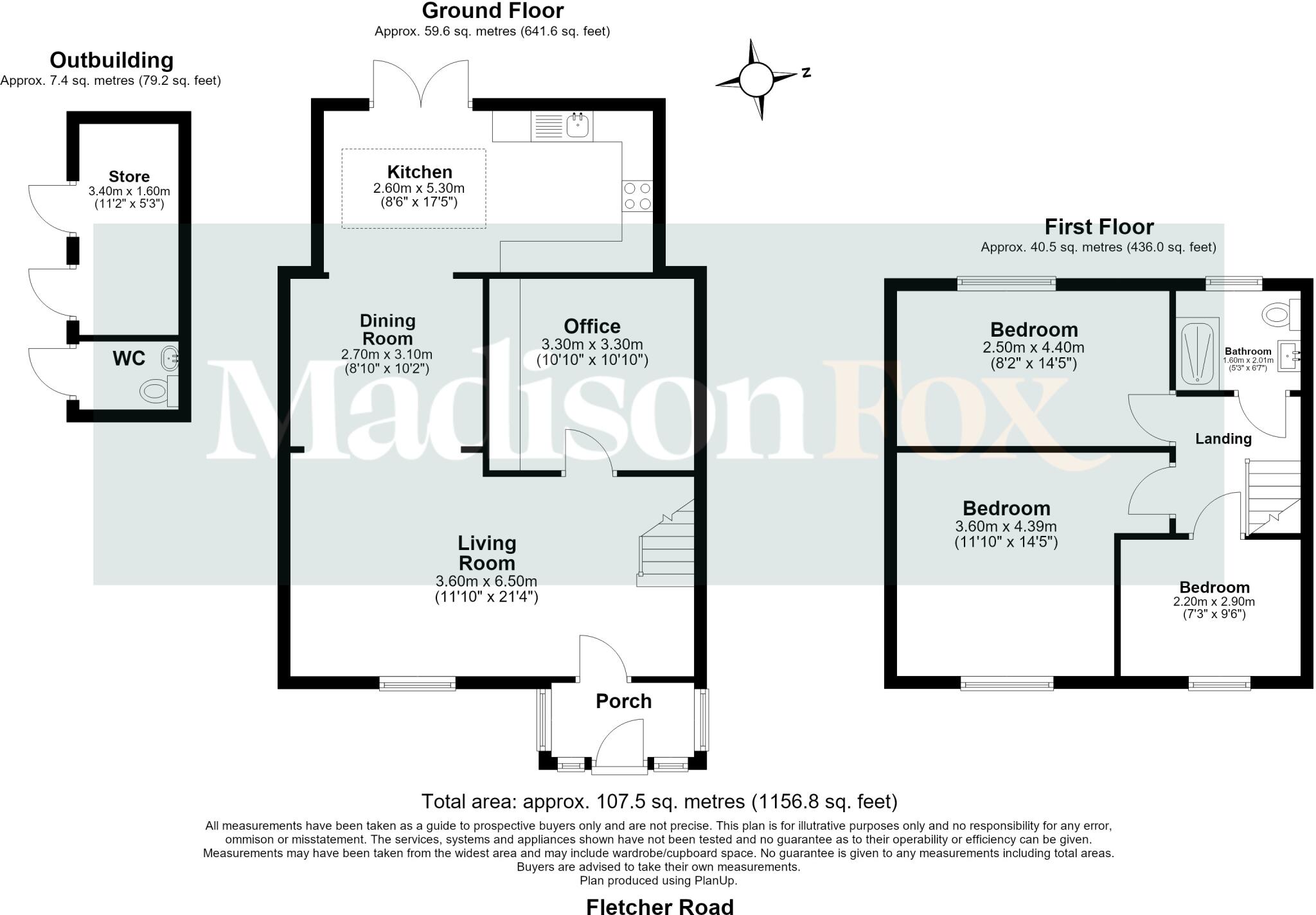 Fletcher Road, Chigwell, IG7 floorplan