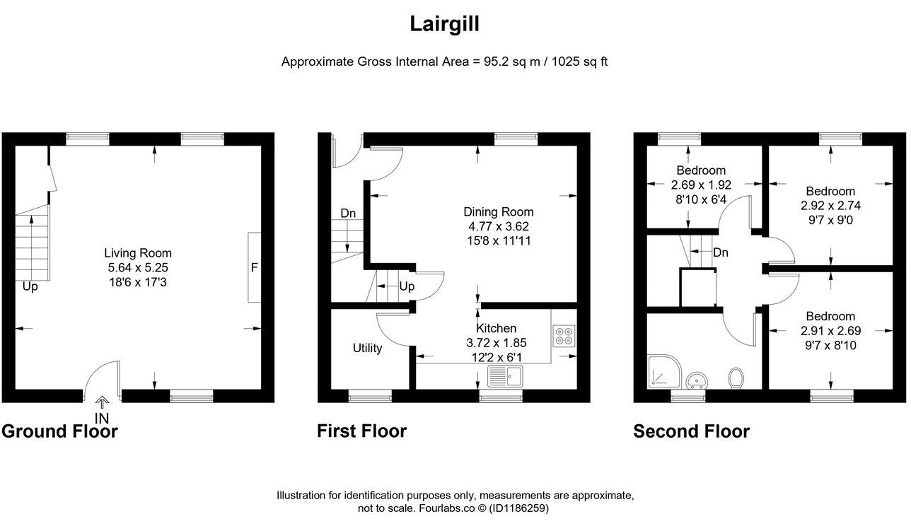 High Bentham, Lancaster, LA2 floorplan