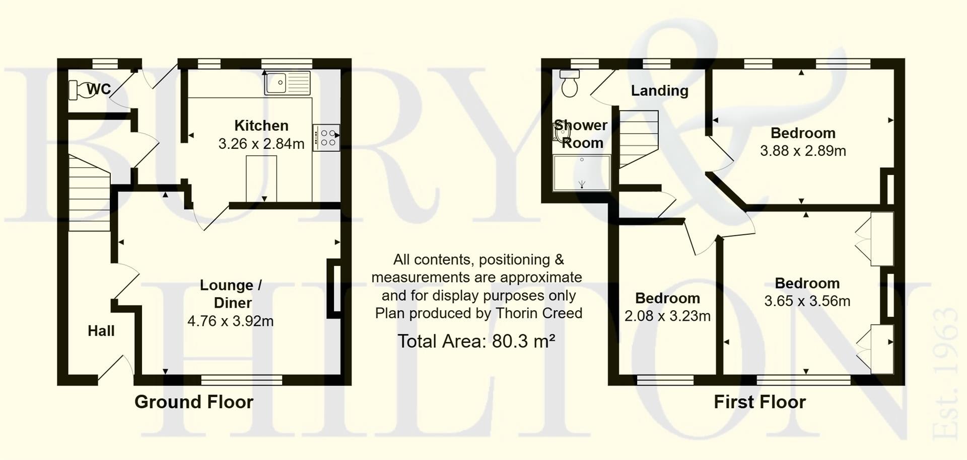Hall Avenue, Leek floorplan