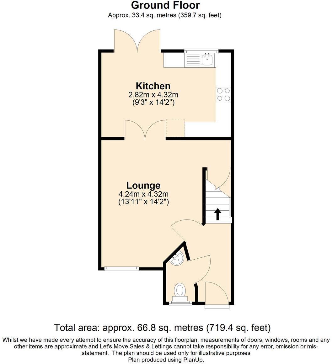 Gamble Close, Syston, Leicestershire. LE7 2BT floorplan