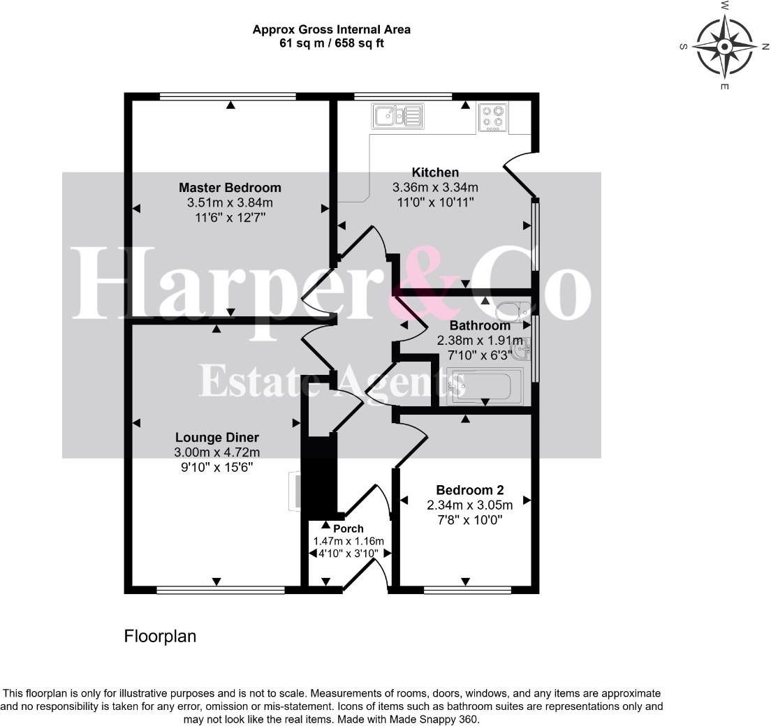 Charrington Avenue, Thornaby, Stockton-On-Tees, TS17 0LJ floorplan