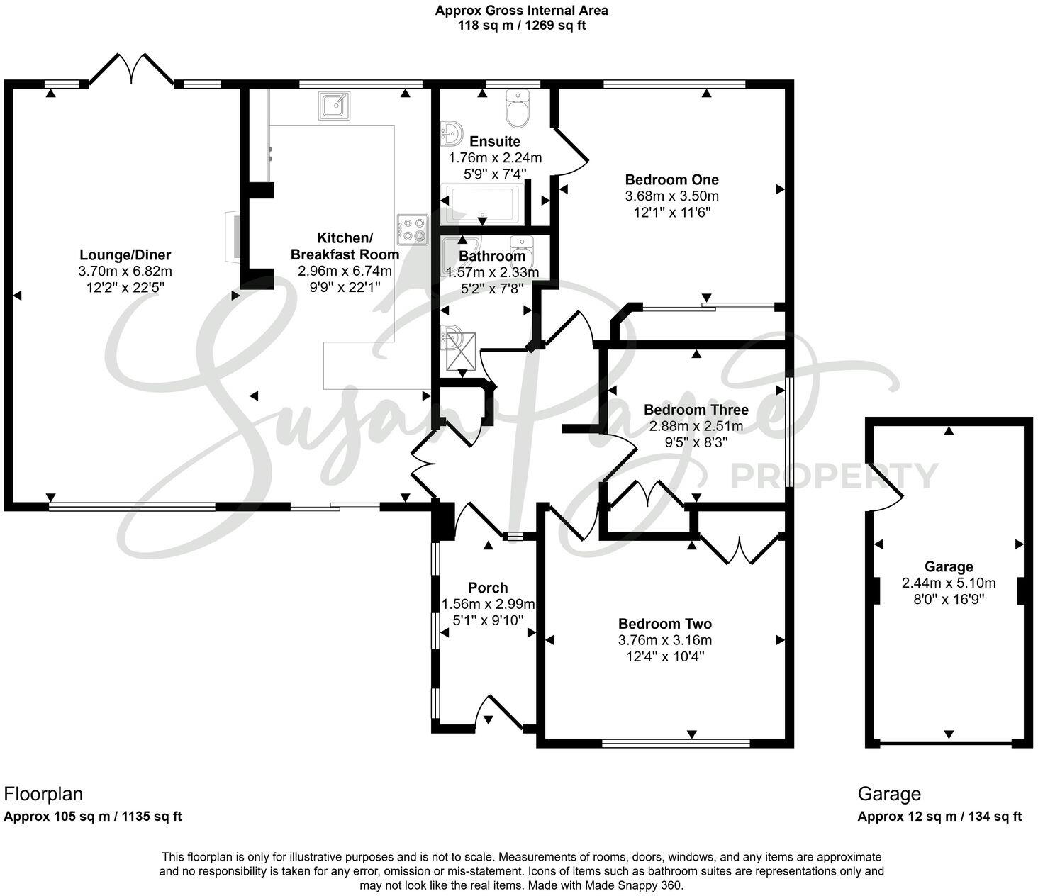 45, Old Road, East Cowes floorplan