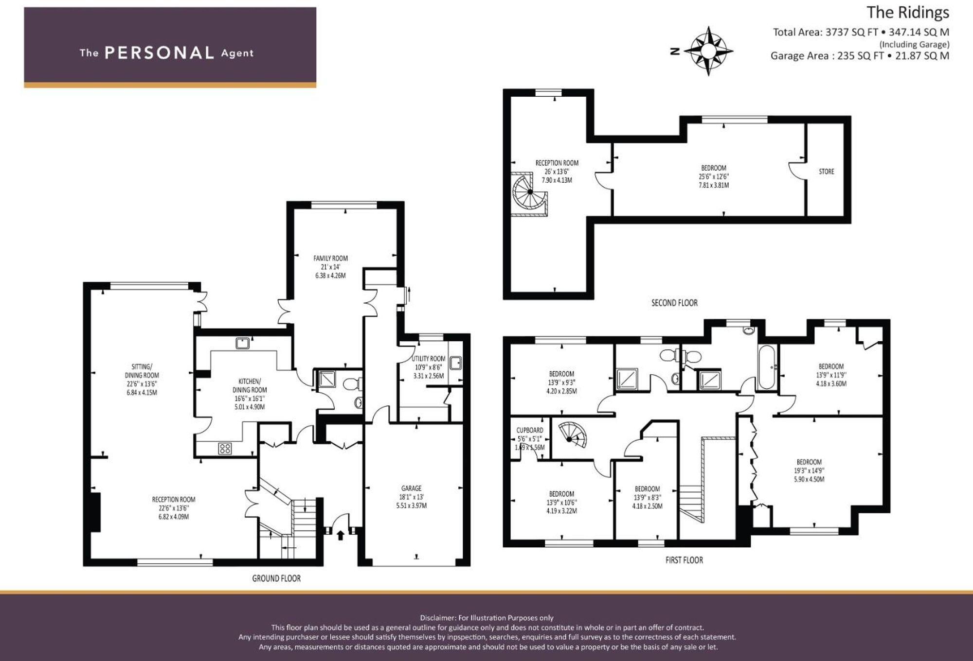 The Ridings, Epsom, KT18 floorplan