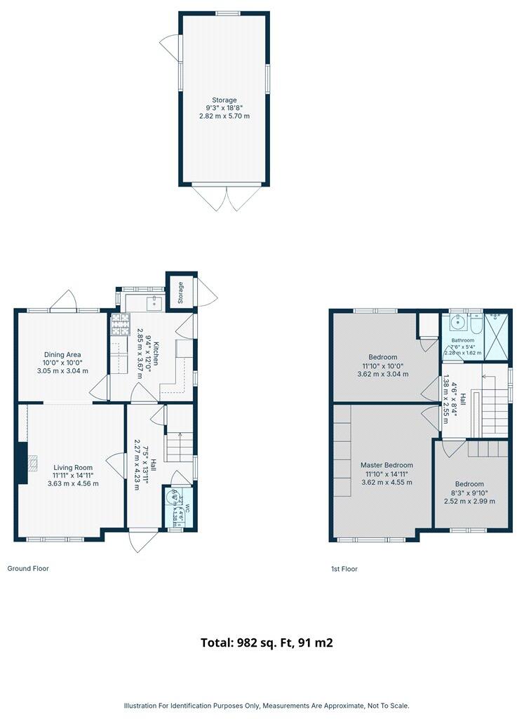 Stirling Avenue, Leamington Spa, Warwickshire, CV32 floorplan