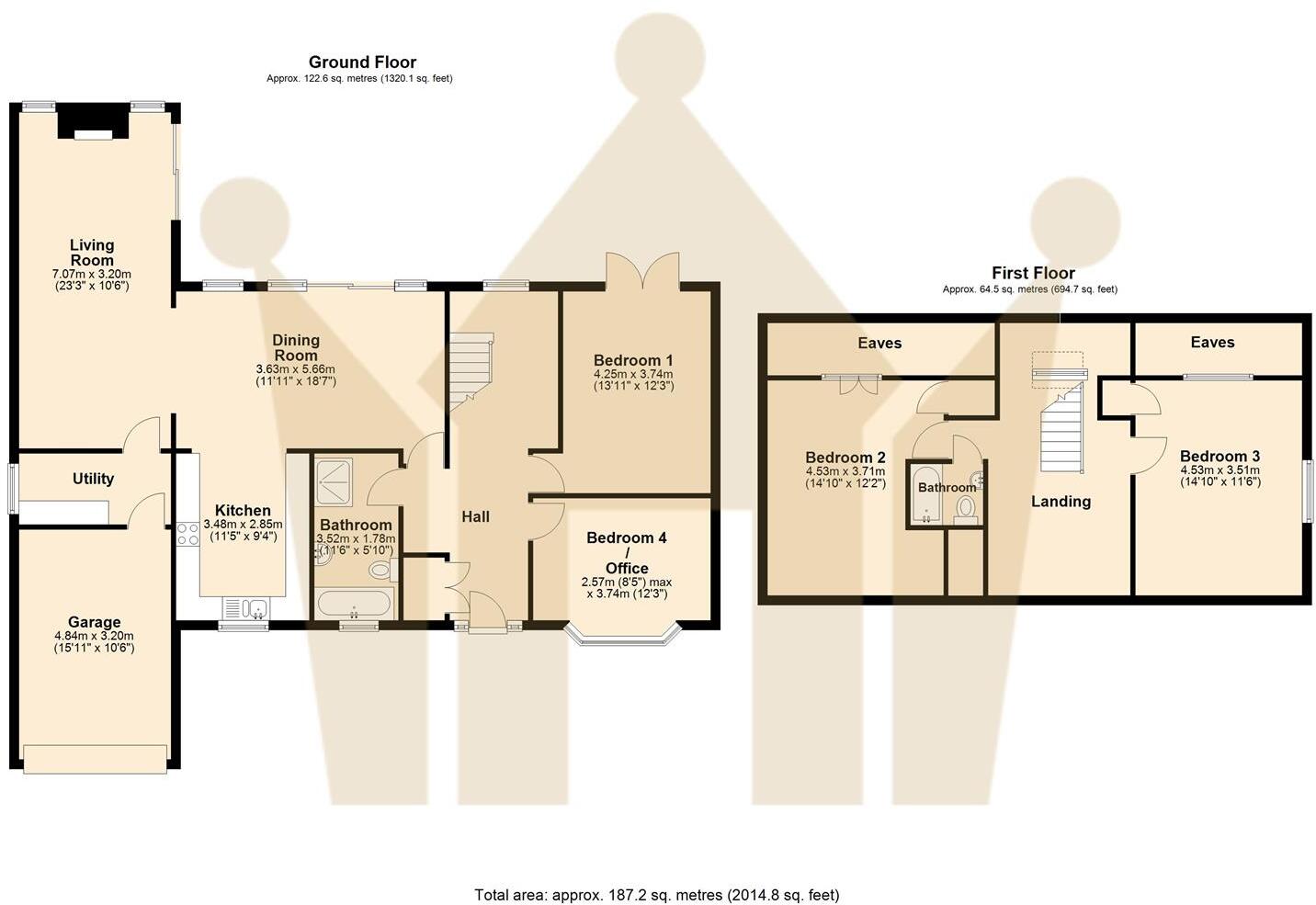 Kings Lane, Broom floorplan