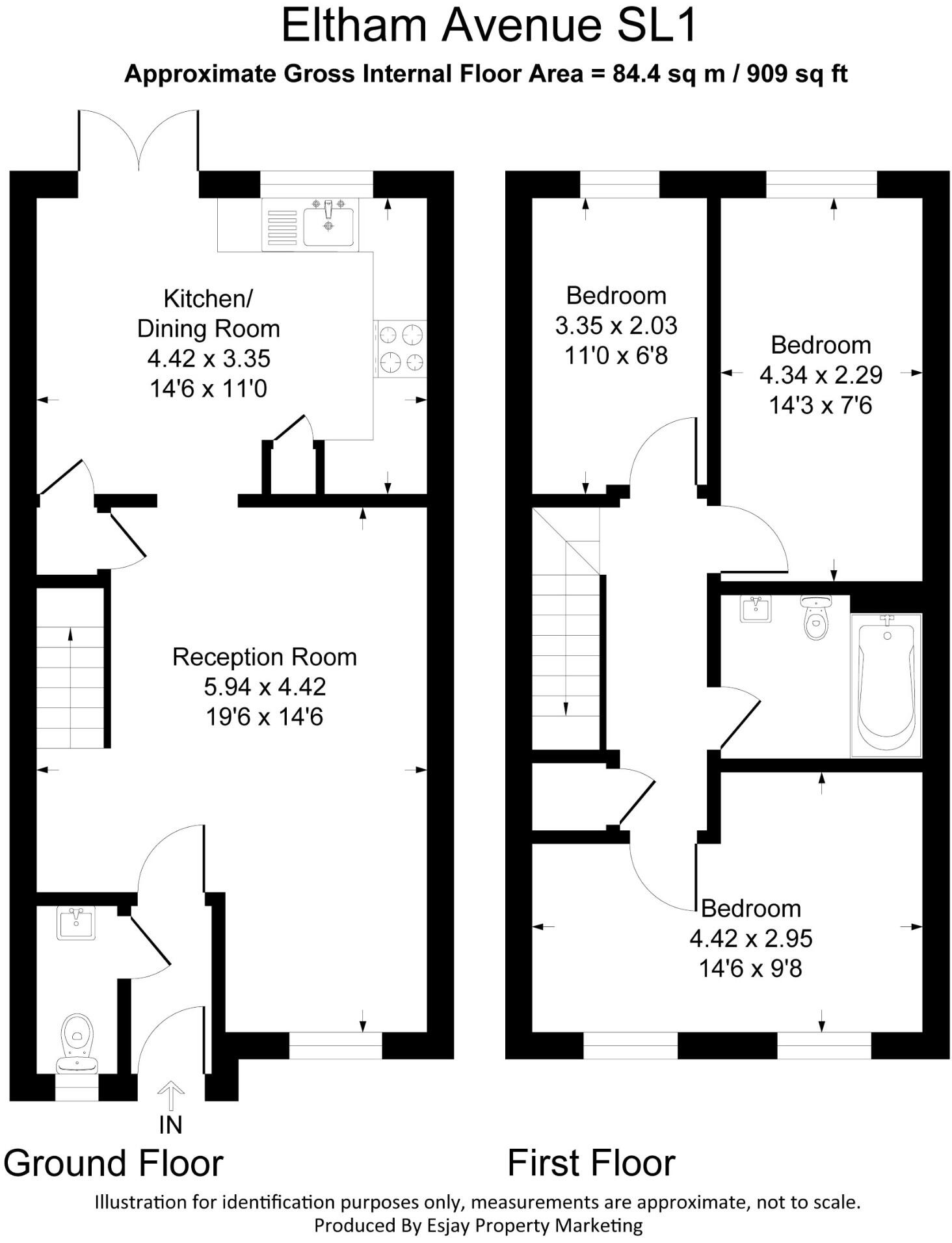 Eltham Avenue, Cippenham floorplan