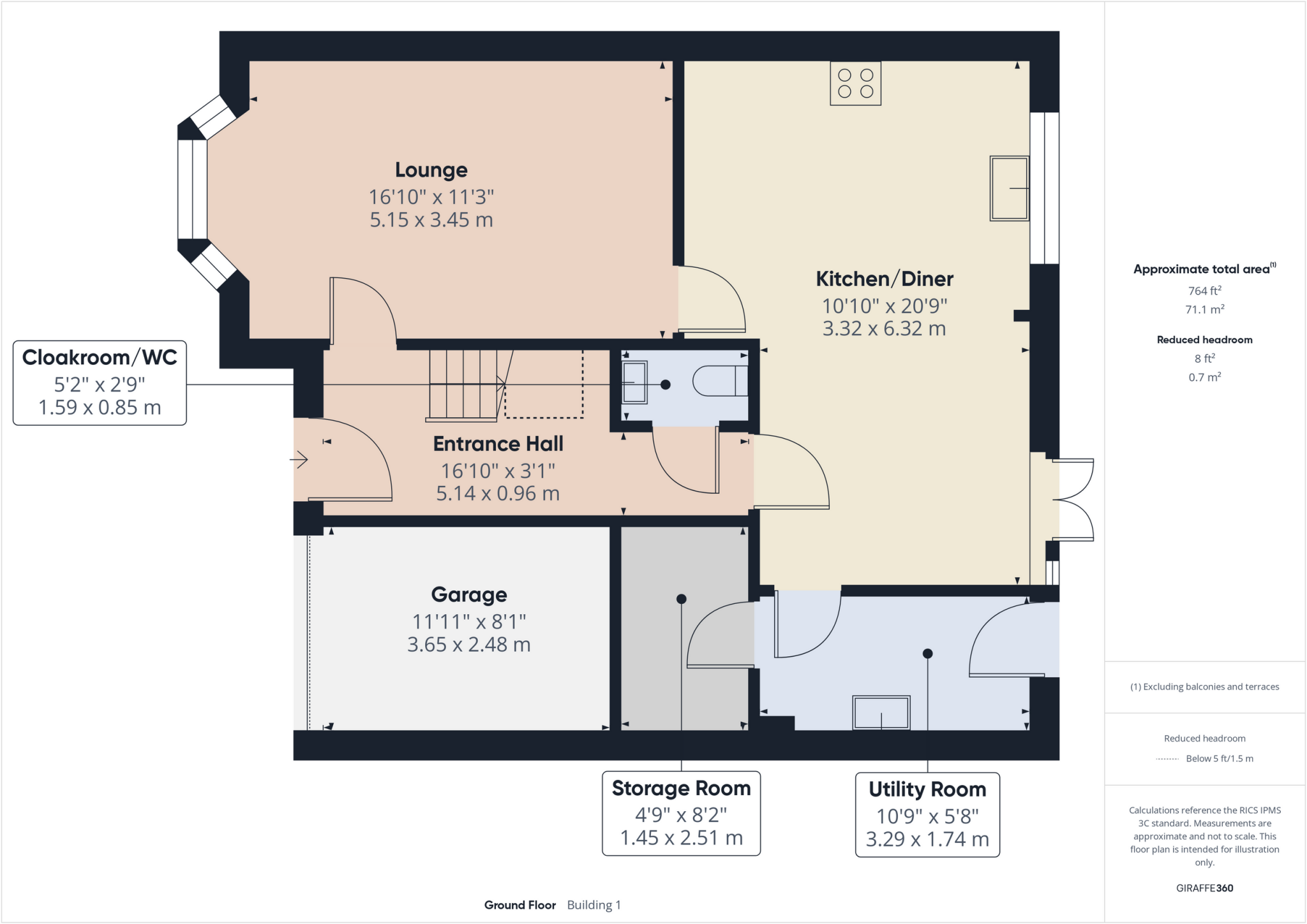 Betony Close, Stenson Fields floorplan