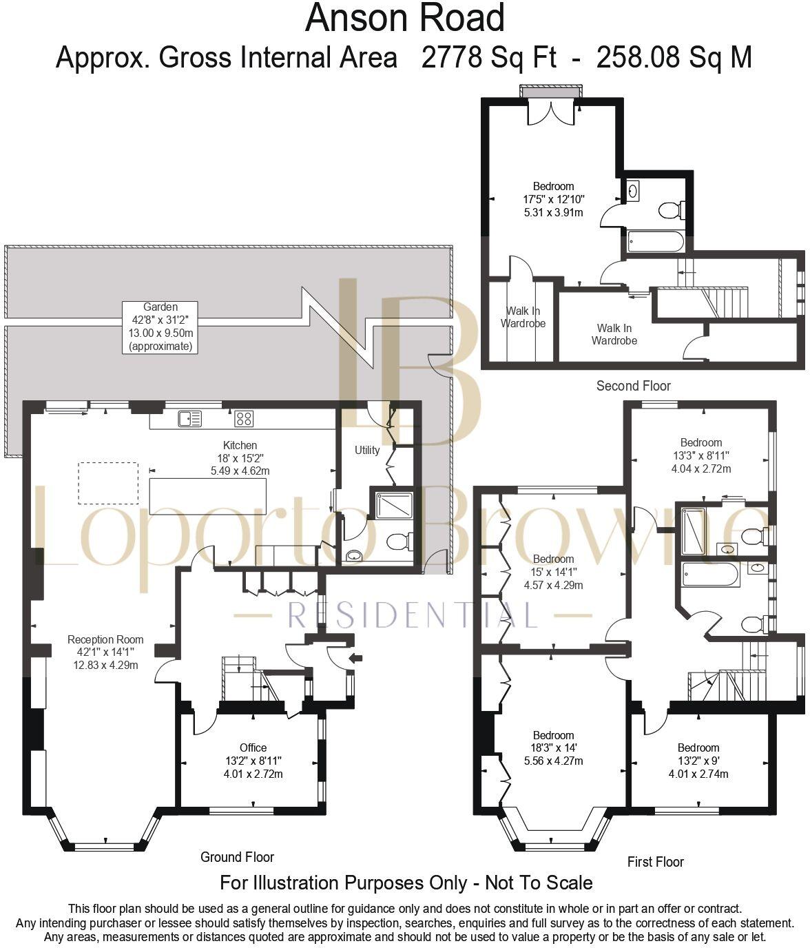 Anson Road, NW2 floorplan