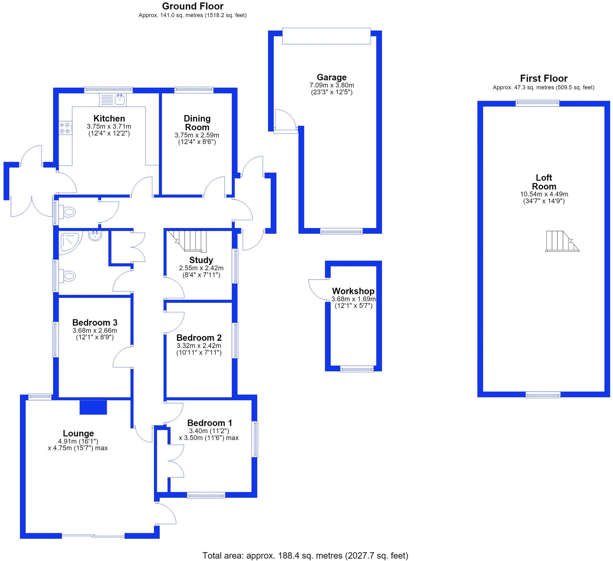 The Row, Sutton, Ely, Cambridgeshire floorplan