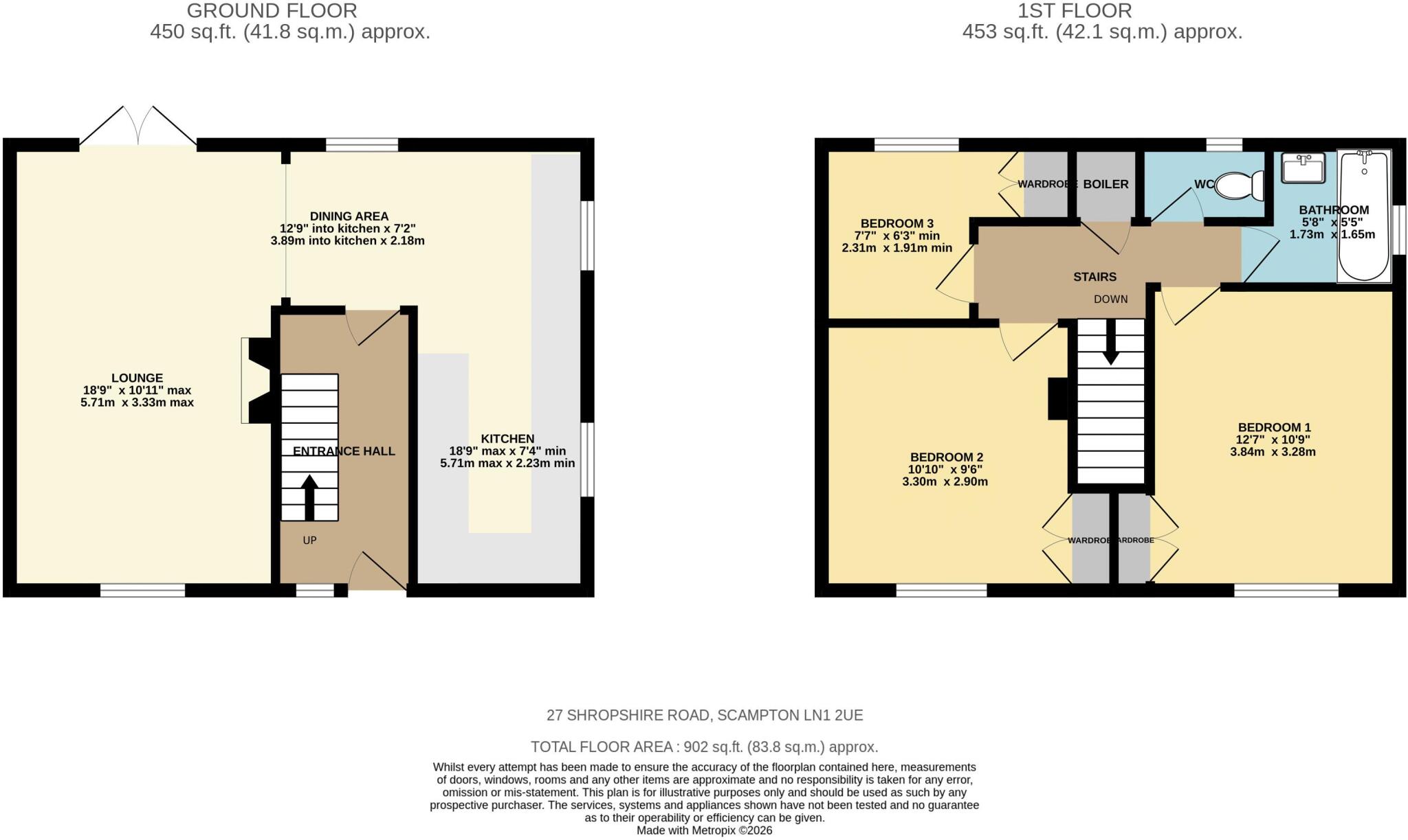 Shropshire Road, Scampton, Lincoln floorplan
