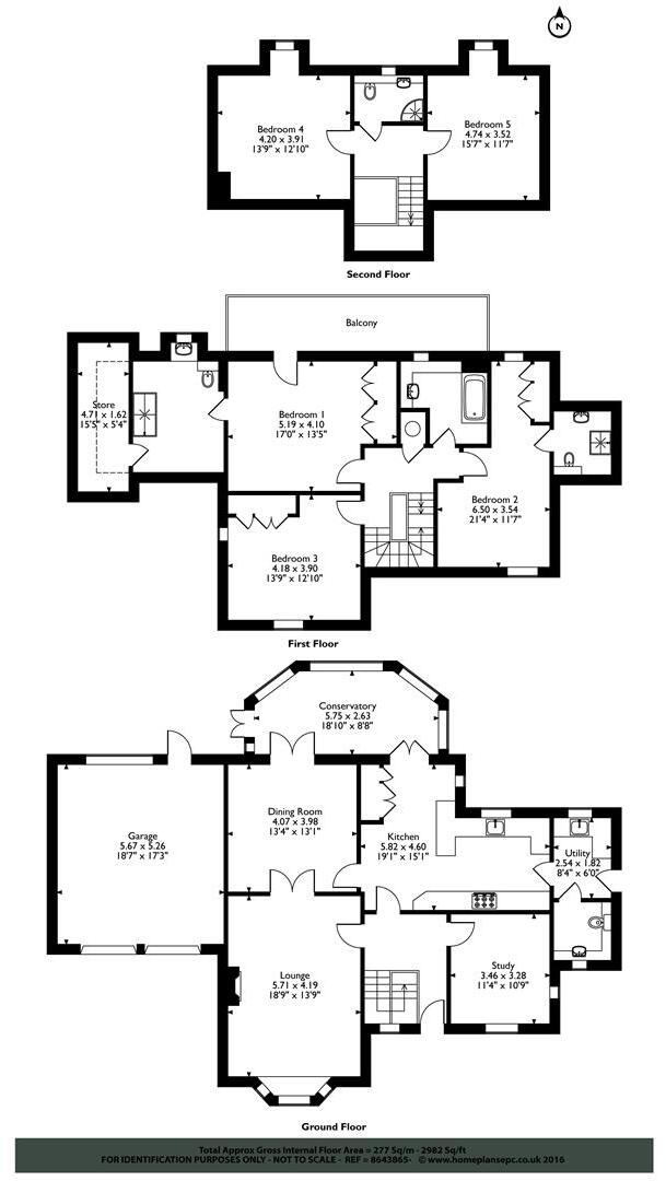 Herons Wood Close, Oundle, Peterborough, PE8 floorplan