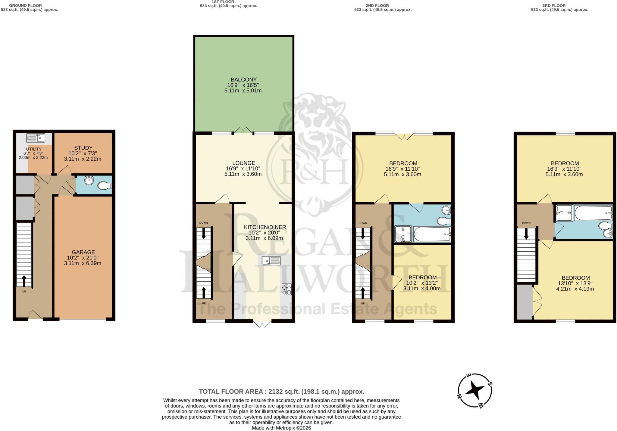 Gardinar Close, Standish, WN1 2UN floorplan