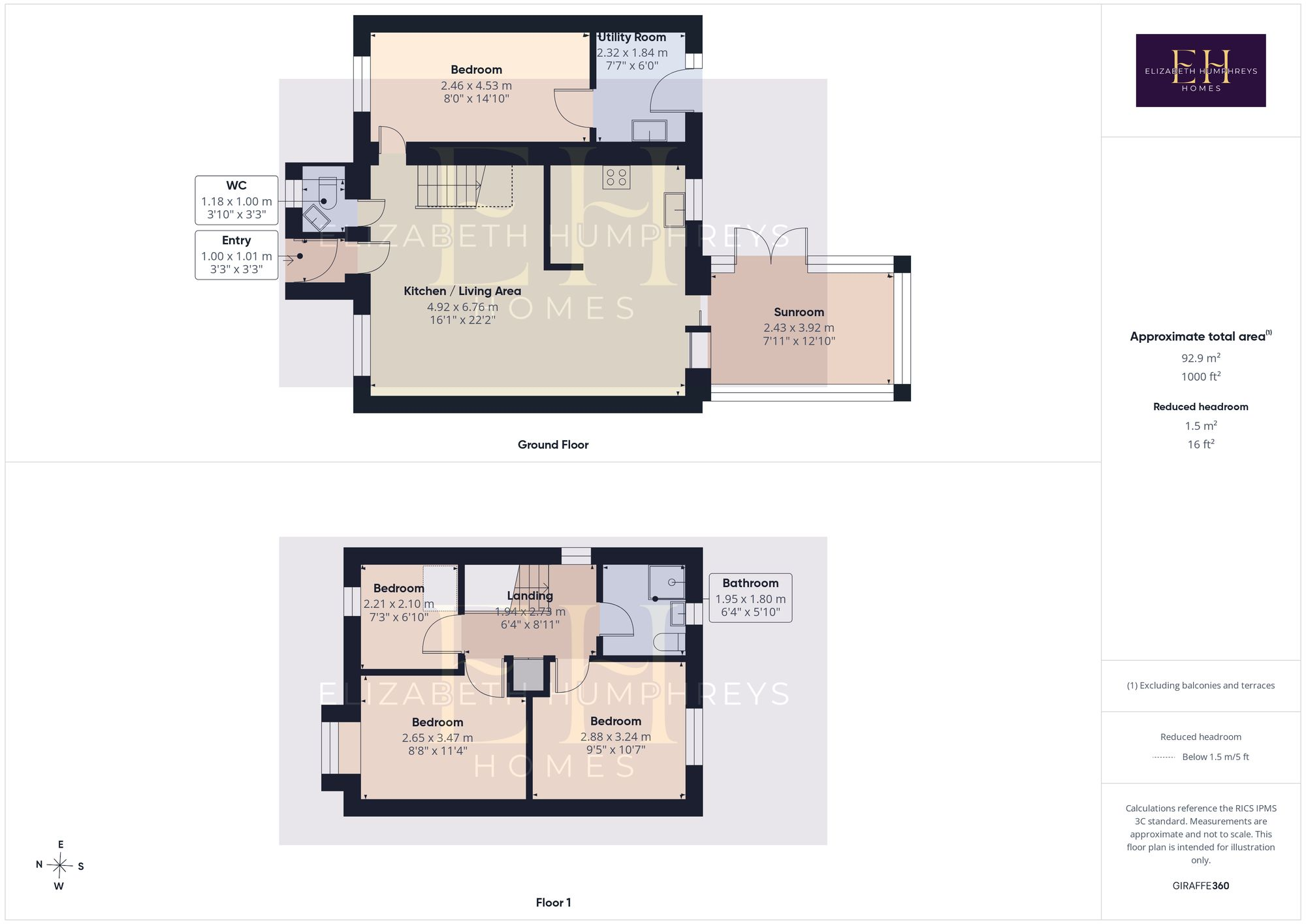 Priory Park, Amble, NE65 floorplan