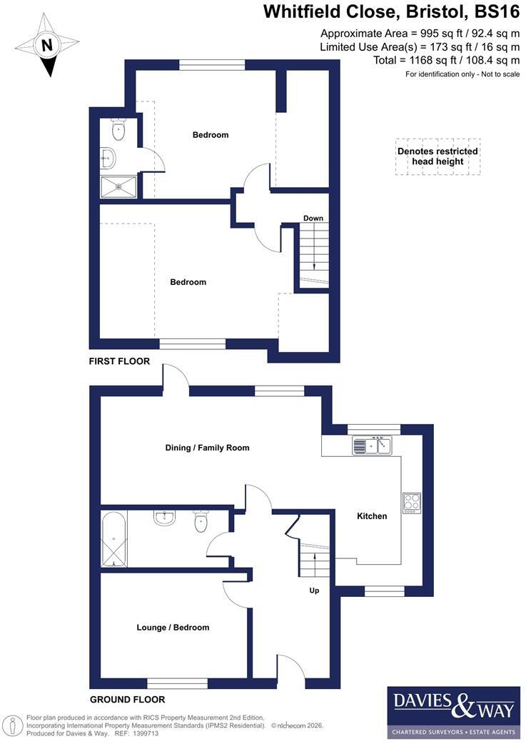 Whitfield Close, Soundwell, Bristol floorplan