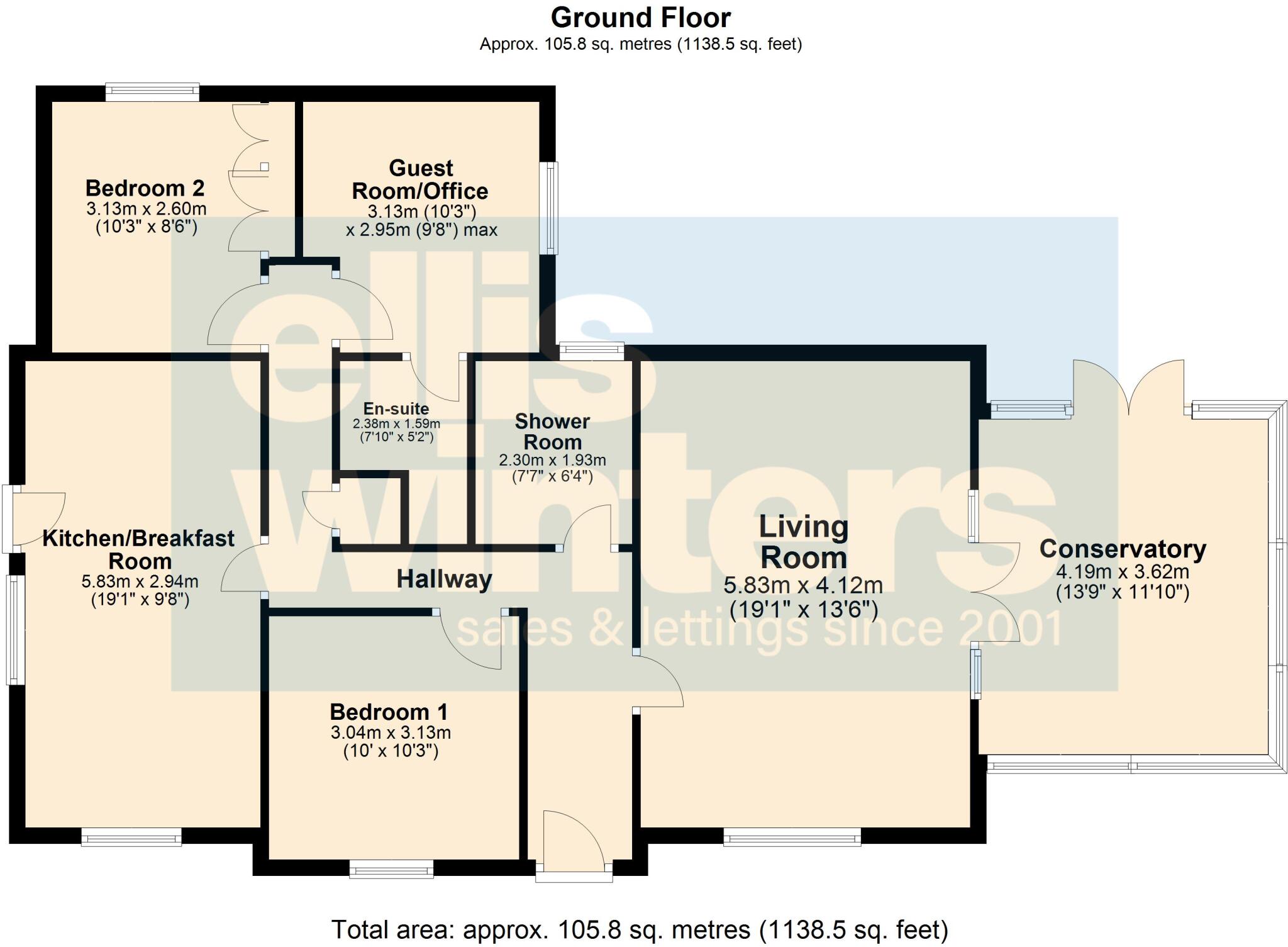 Pound Road, Chatteris floorplan