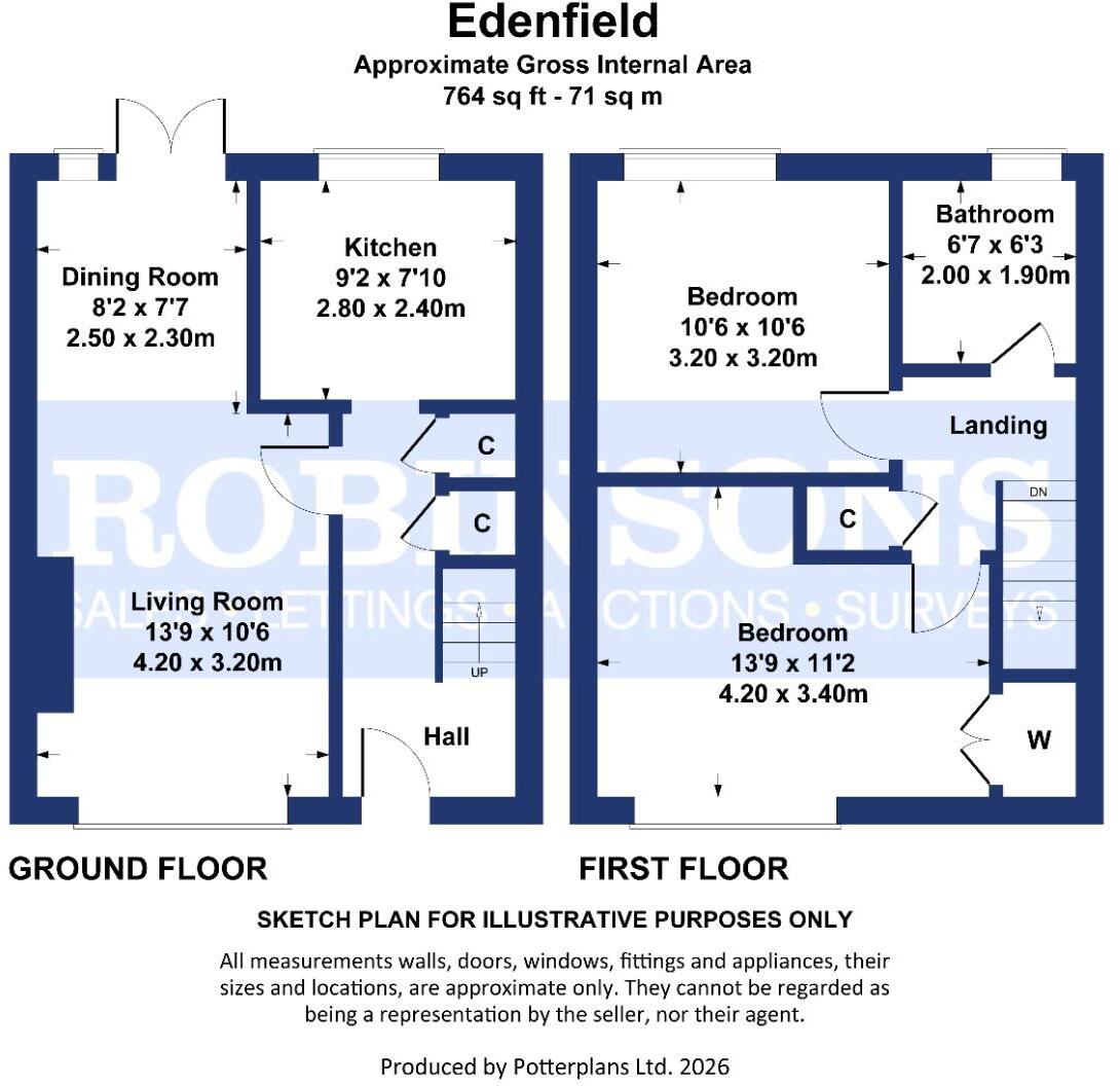 Edenfield, West Pelton, Stanley floorplan
