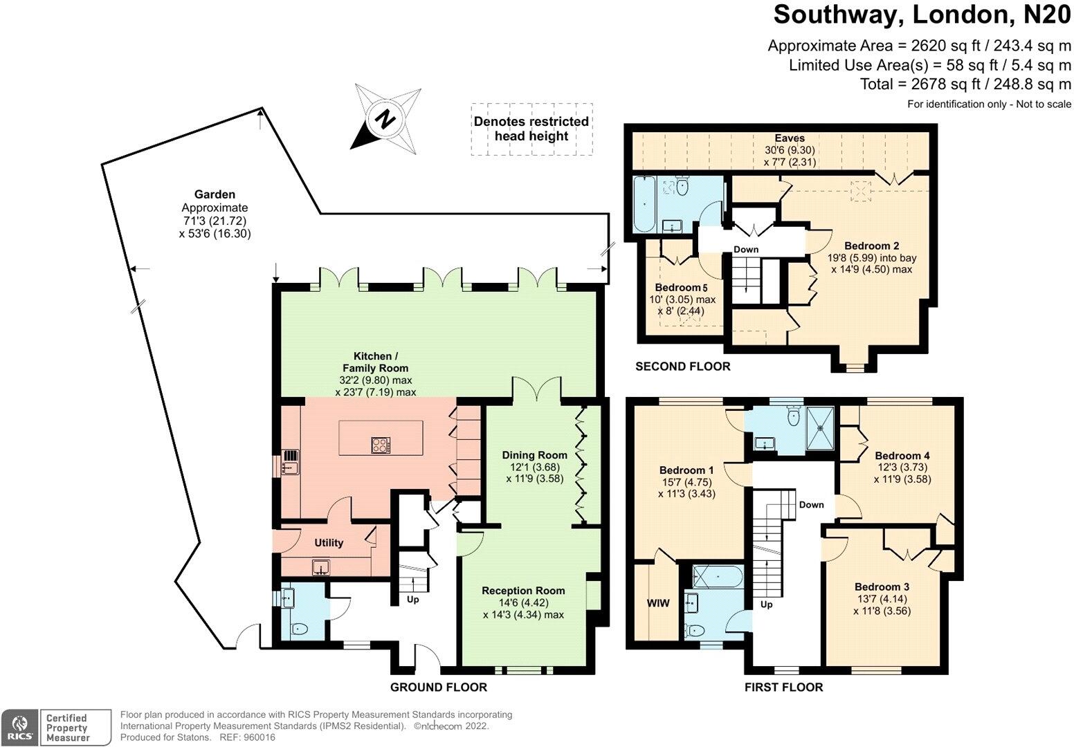 Southway, Totteridge, London, N20 floorplan
