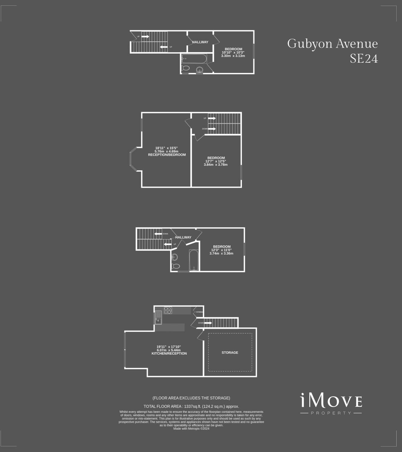 Gubyon Avenue,  London, SE24 floorplan