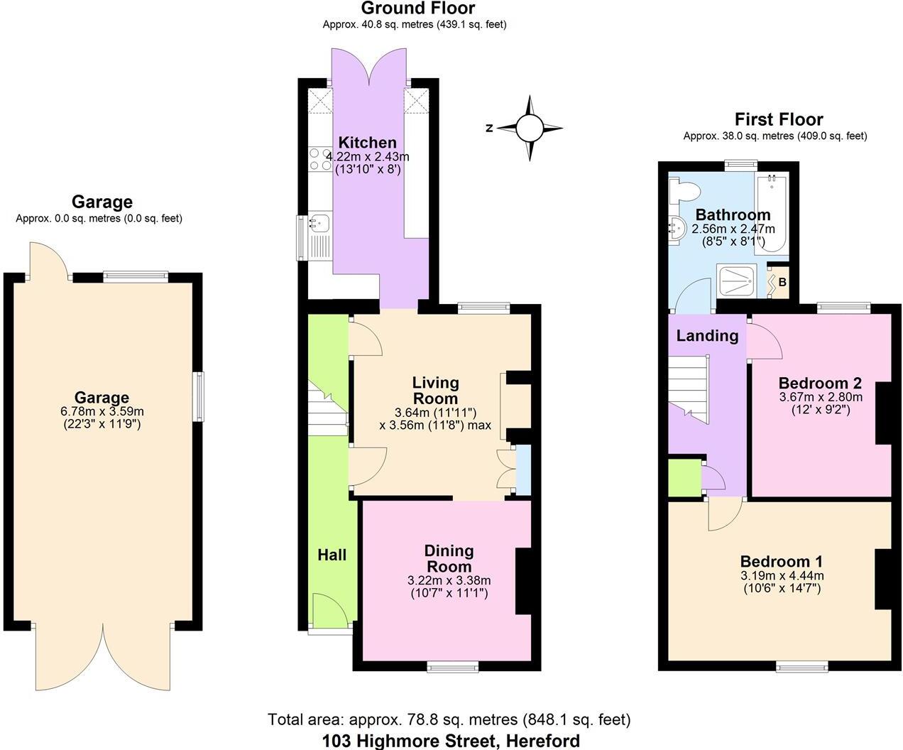 Highmore Street, Hereford floorplan