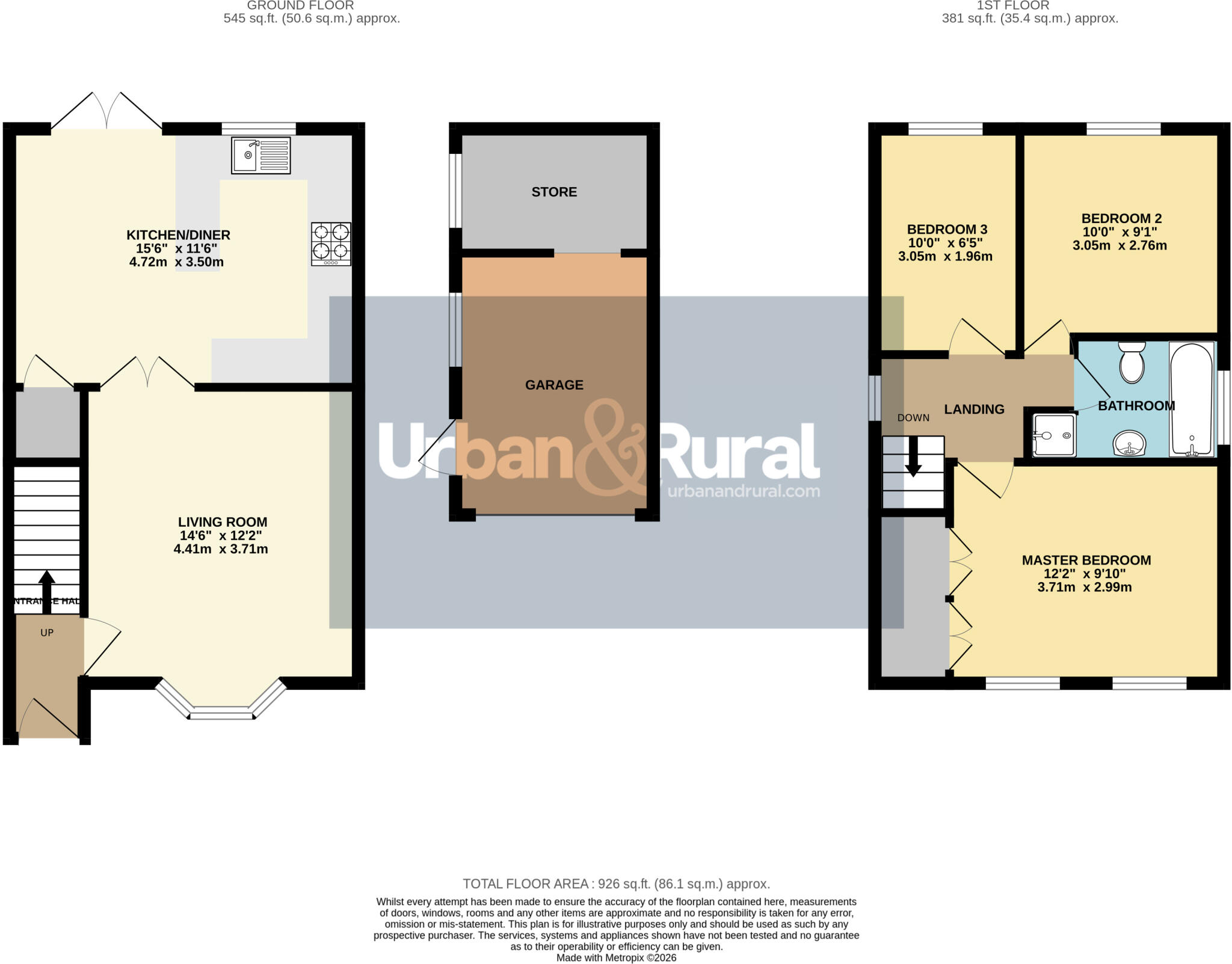 Gardeners Close, Flitwick, Bedfordshire, MK45 floorplan