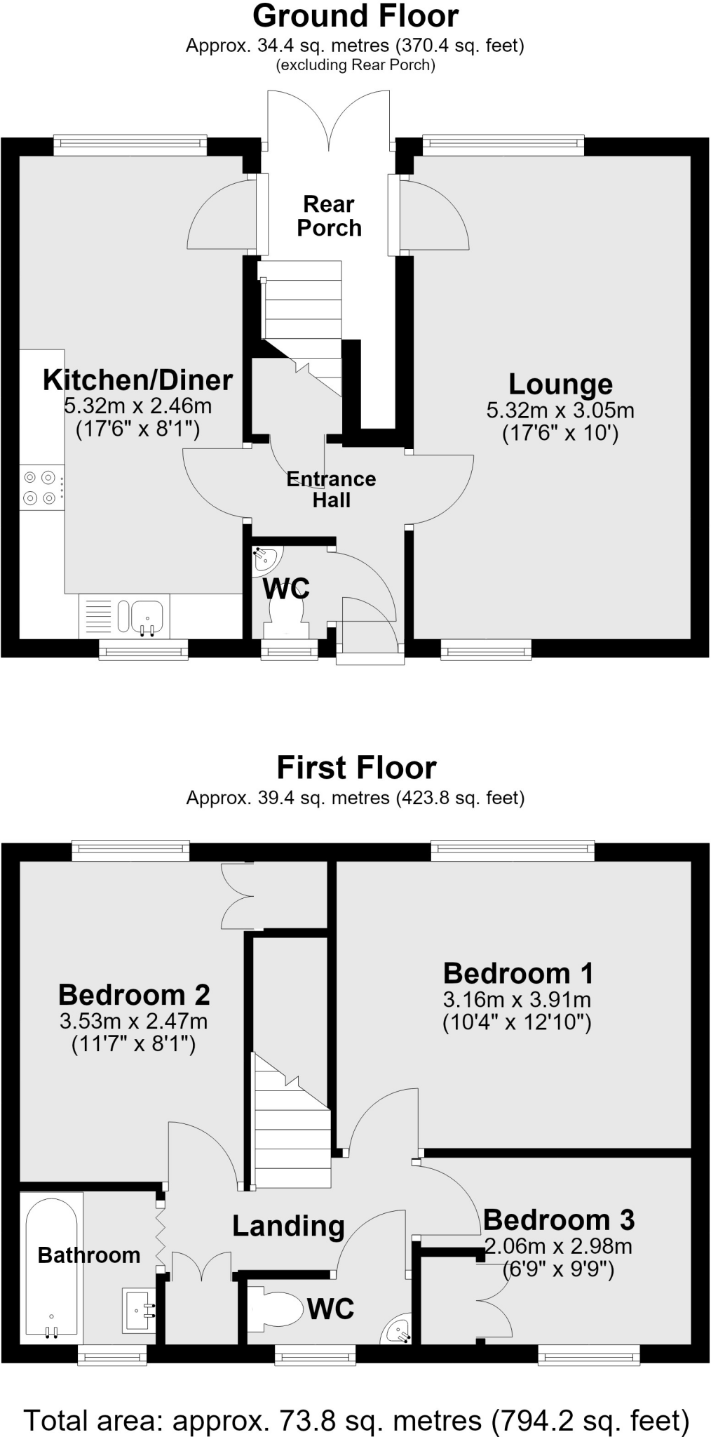 Staverton Crescent, Lincoln floorplan