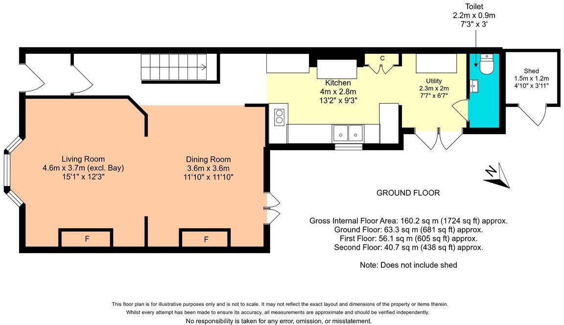 16, Clifford Street, Appleby-in-Westmorland, CA16 floorplan