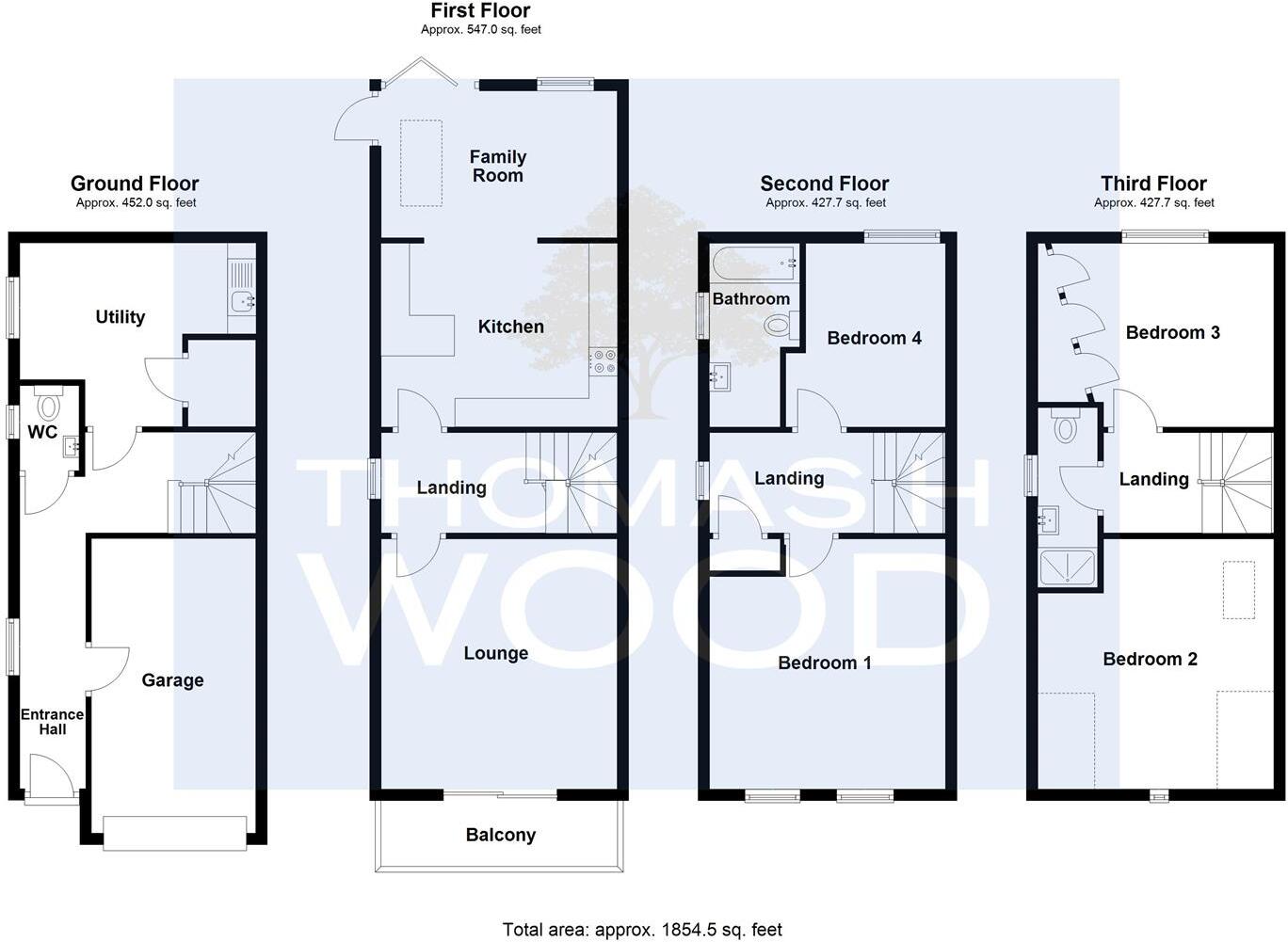 Castle Road, Tongwynlais, Cardiff floorplan