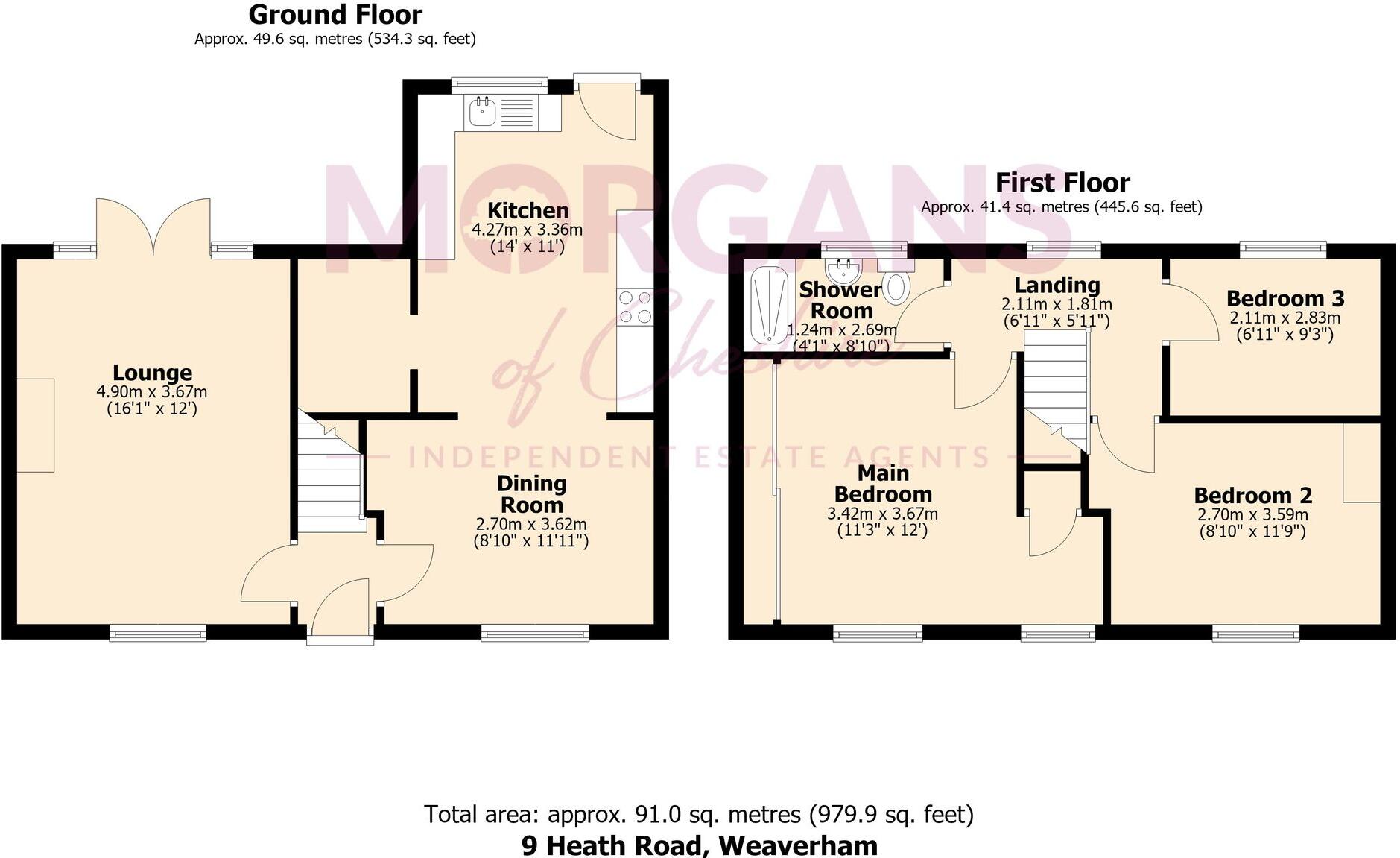 Heath Road, Weaverham, CW8 floorplan