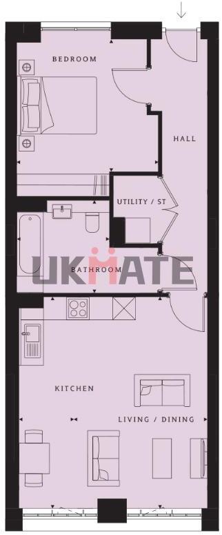12 Carnation Gardens , Hayes floorplan