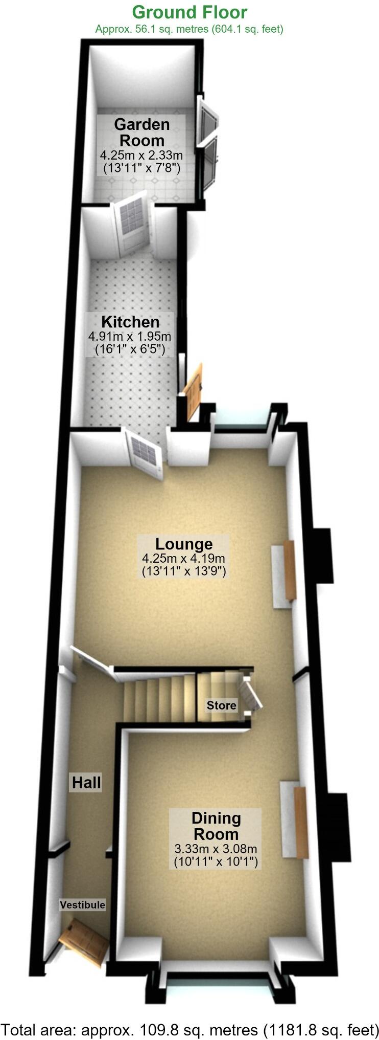 Rosehill Road, Burnley, Lancashire, BB11 floorplan