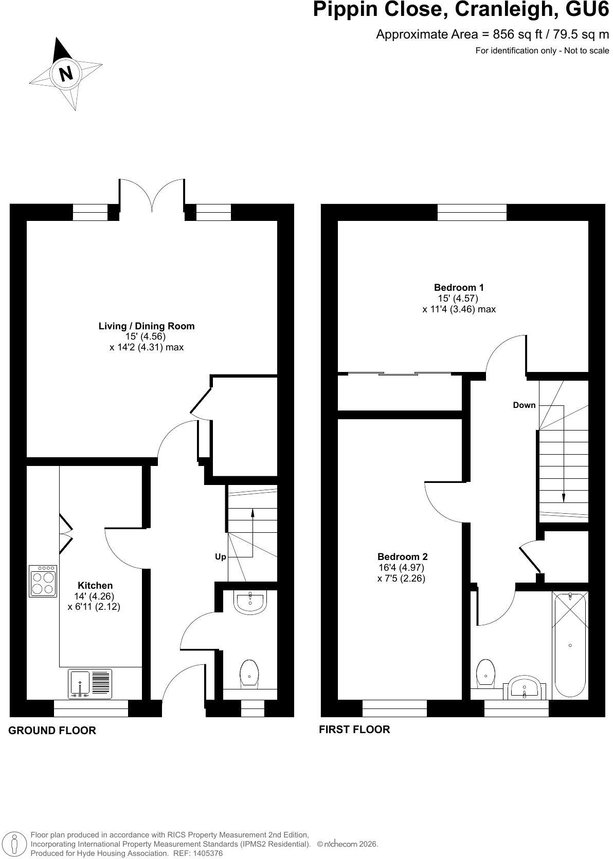 Pippin Close, Cranleigh floorplan