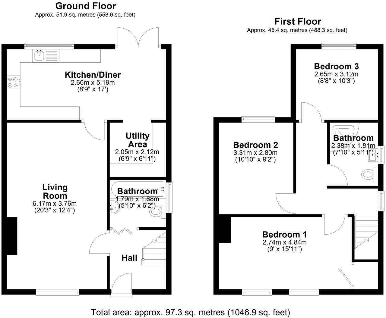 Parc Avenue, Pontnewydd, Cwmbran floorplan
