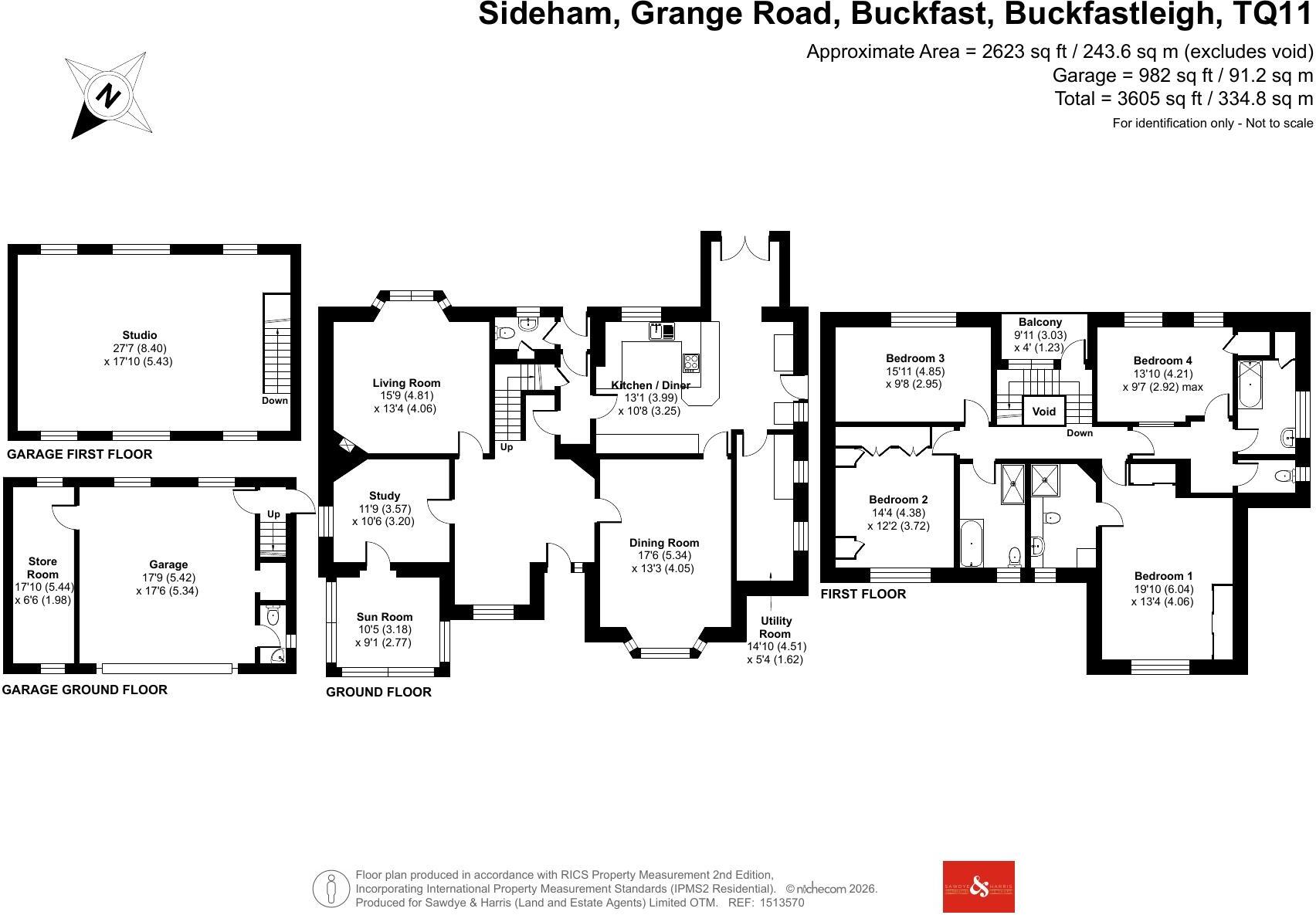 Buckfast, Devon floorplan