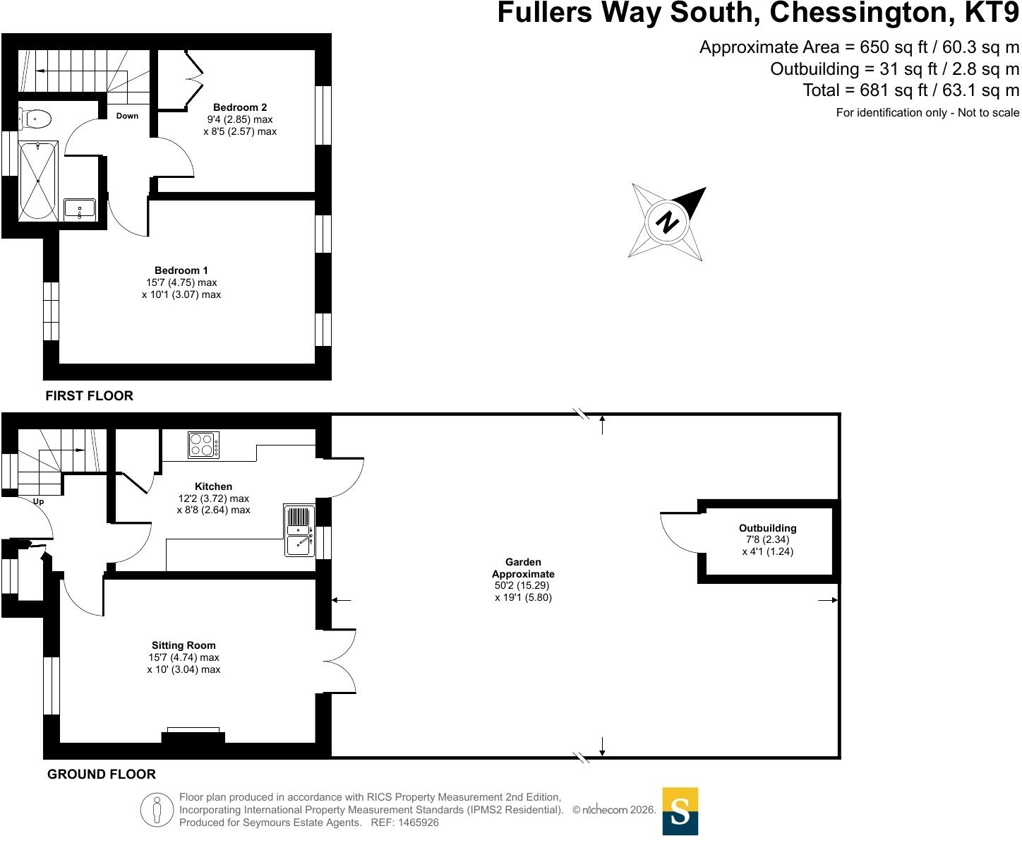 Fullers Way South, Chessington, KT9 floorplan