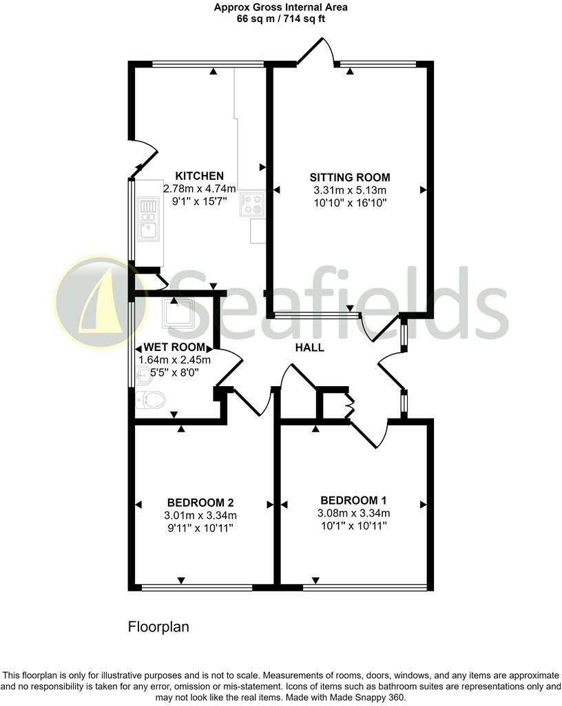 Greenway, Binstead, PO33 3SD floorplan