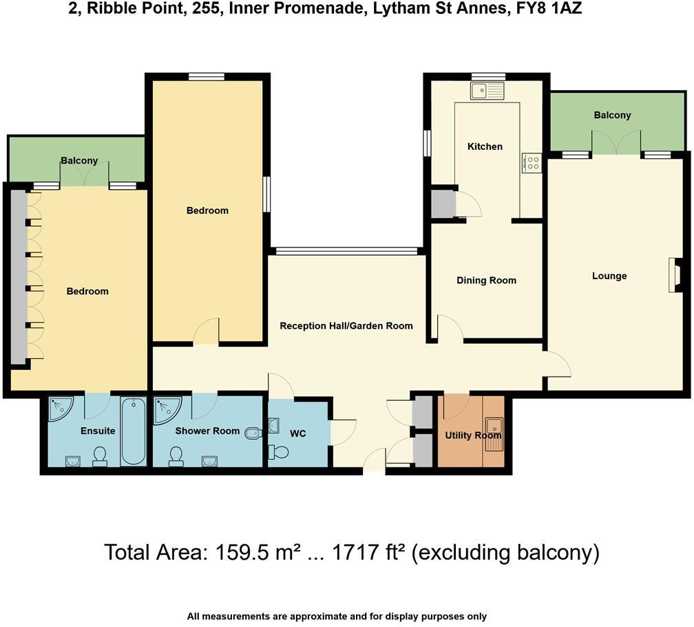 Ribble Point, Inner Promenade, Fairhaven, Lytham St Annes floorplan