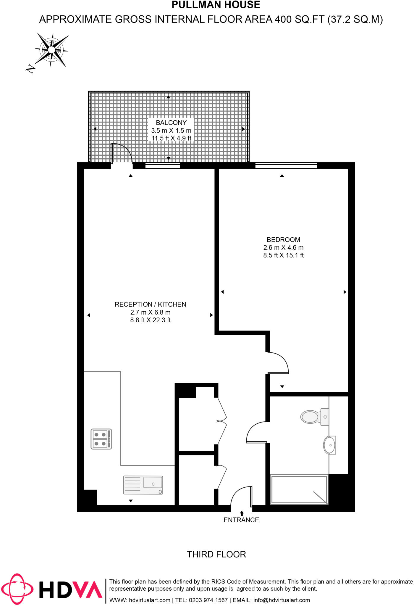 Pullman House, Brook Avenue Wembley HA9 floorplan