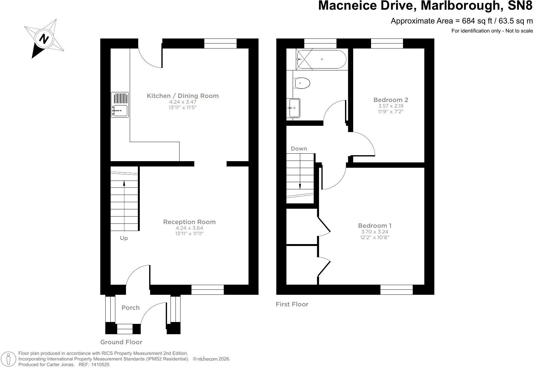 14, Macneice Drive, Marlborough, Wiltshire, SN8 floorplan