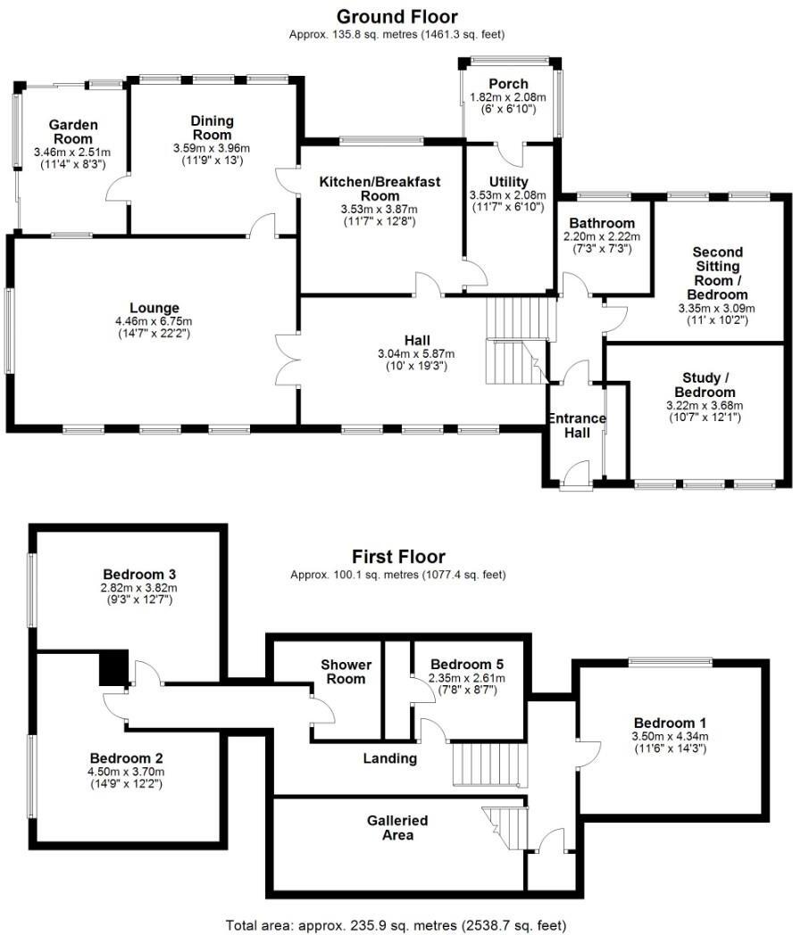Primrose Hill, Cowbridge, Vale of Glamorgan, CF71 7DU floorplan