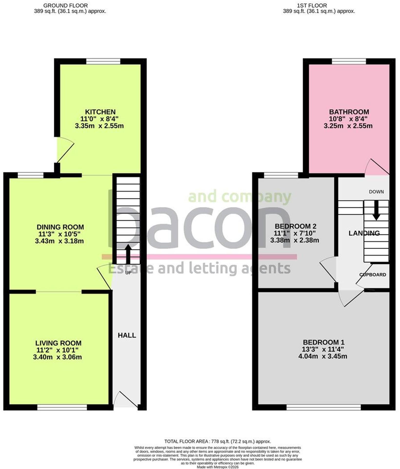 Southfield Road, Worthing, BN14 floorplan