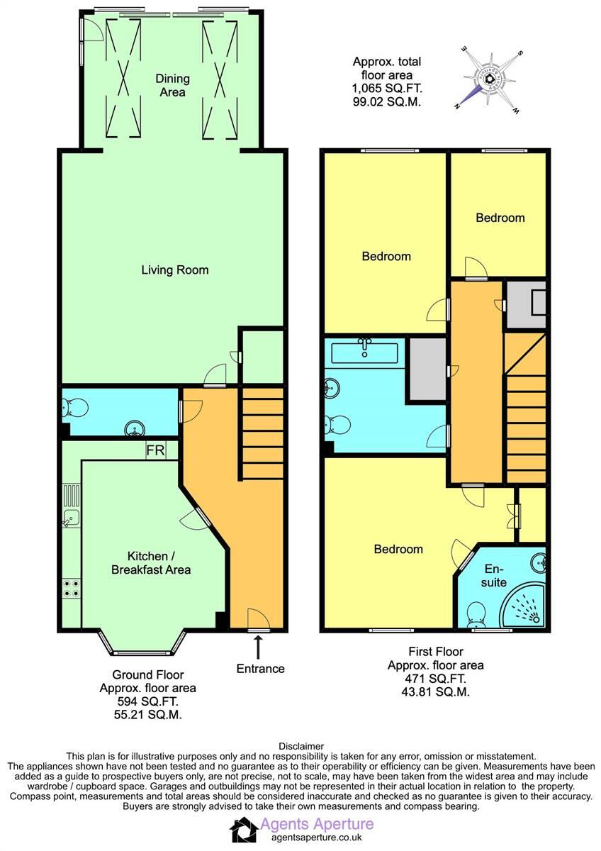 Neville Road, Herne Bay floorplan