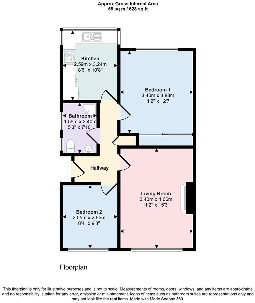 Lynwood Court, Keighley, BD22 6NF floorplan