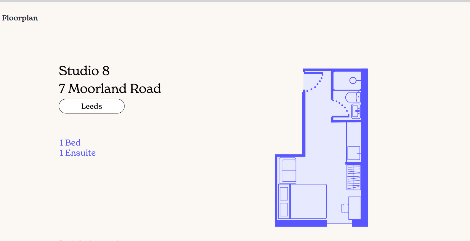 Moorland Road, Leeds floorplan