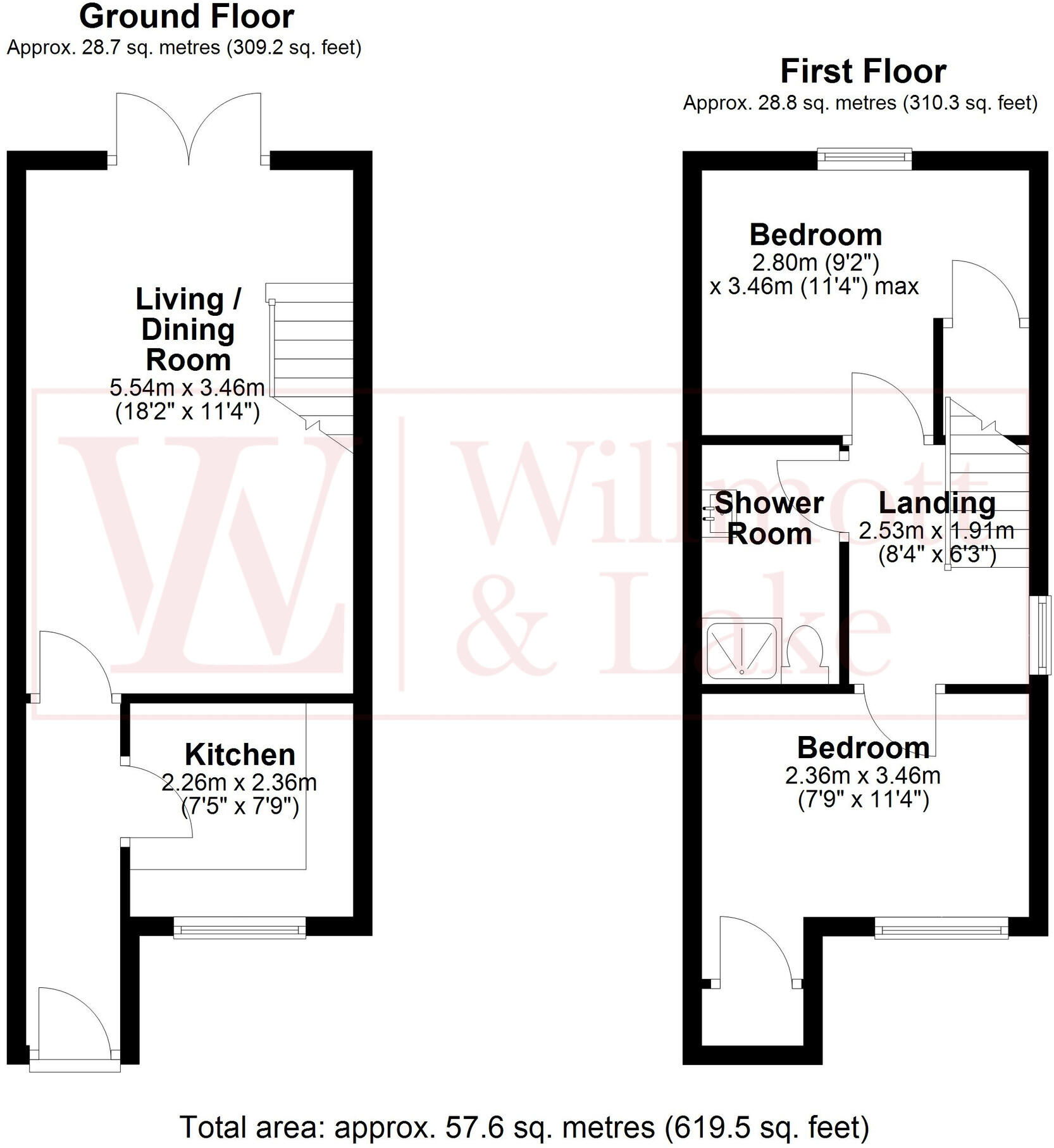 The Bourne, Bishop's Stortford, Hertfordshire floorplan