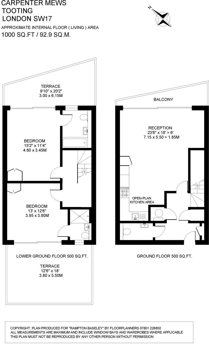 Garratt Lane, SW17 floorplan