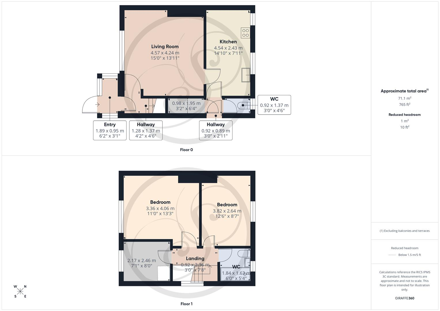 Rookwood Crescent, Leeds floorplan