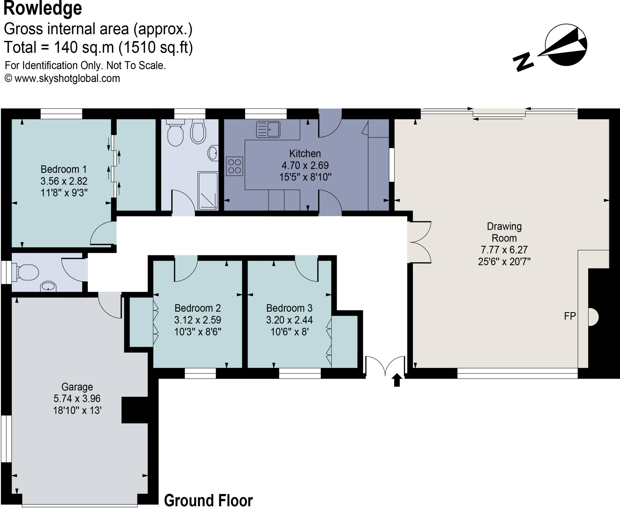 High Street, Rowledge, Farnham, Surrey, GU10 floorplan