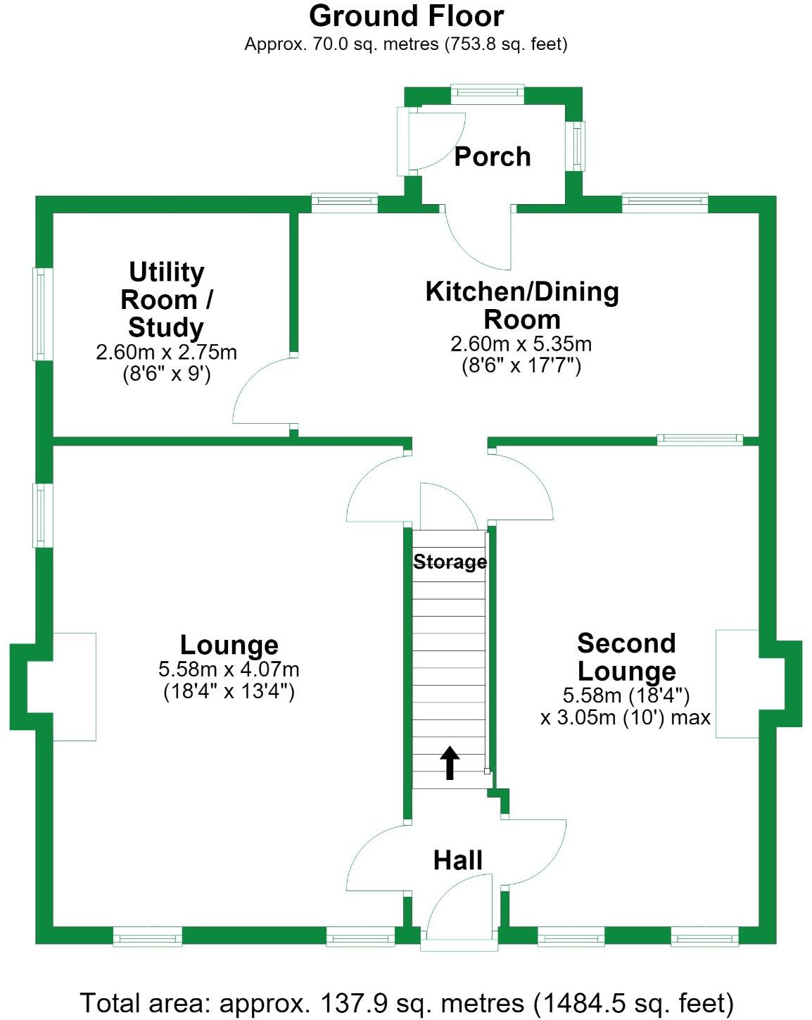 Harwood House, Ribchester, Lancashire, PR3 floorplan