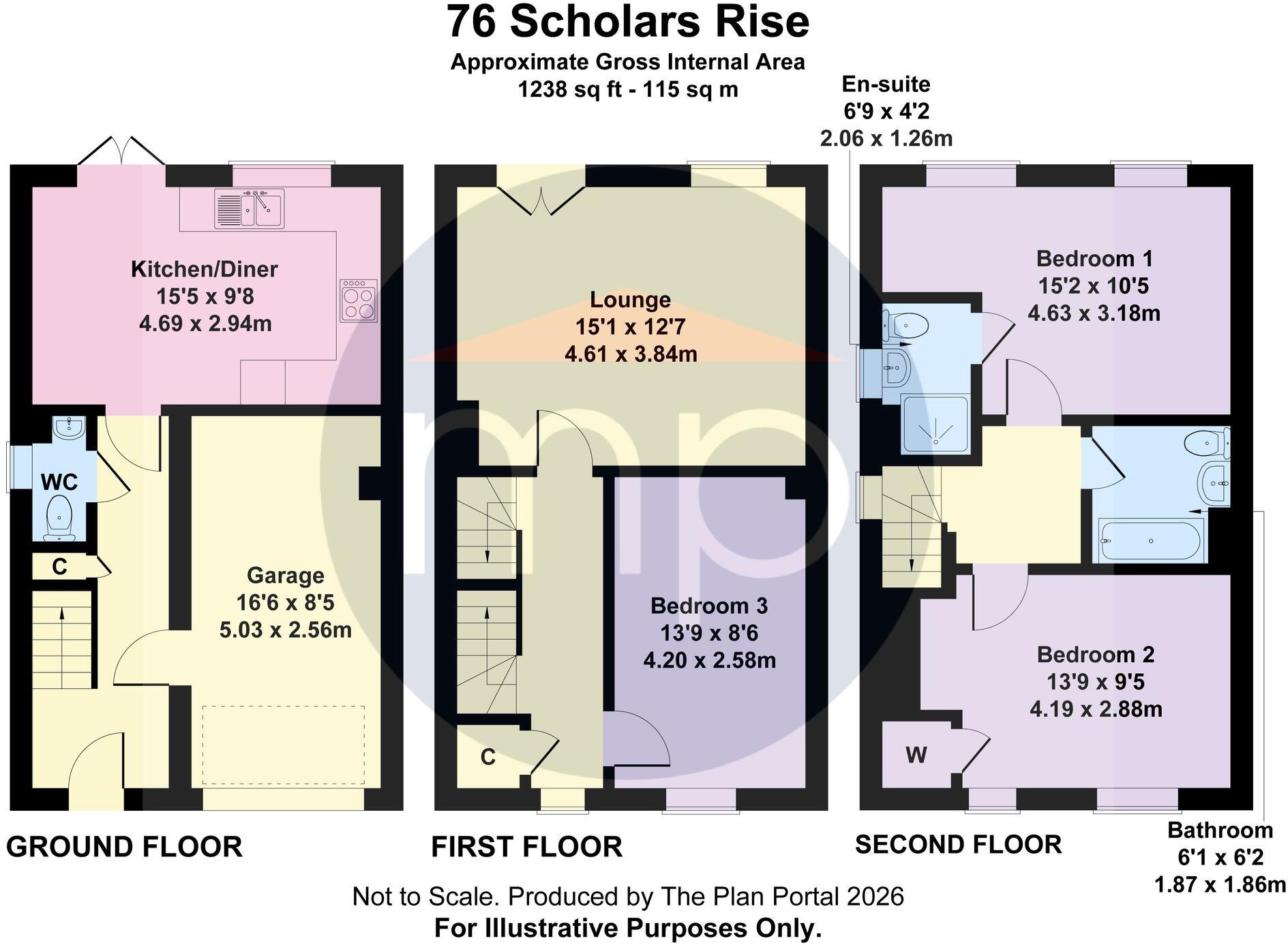 Scholars Rise, Middlesbrough, TS4 floorplan