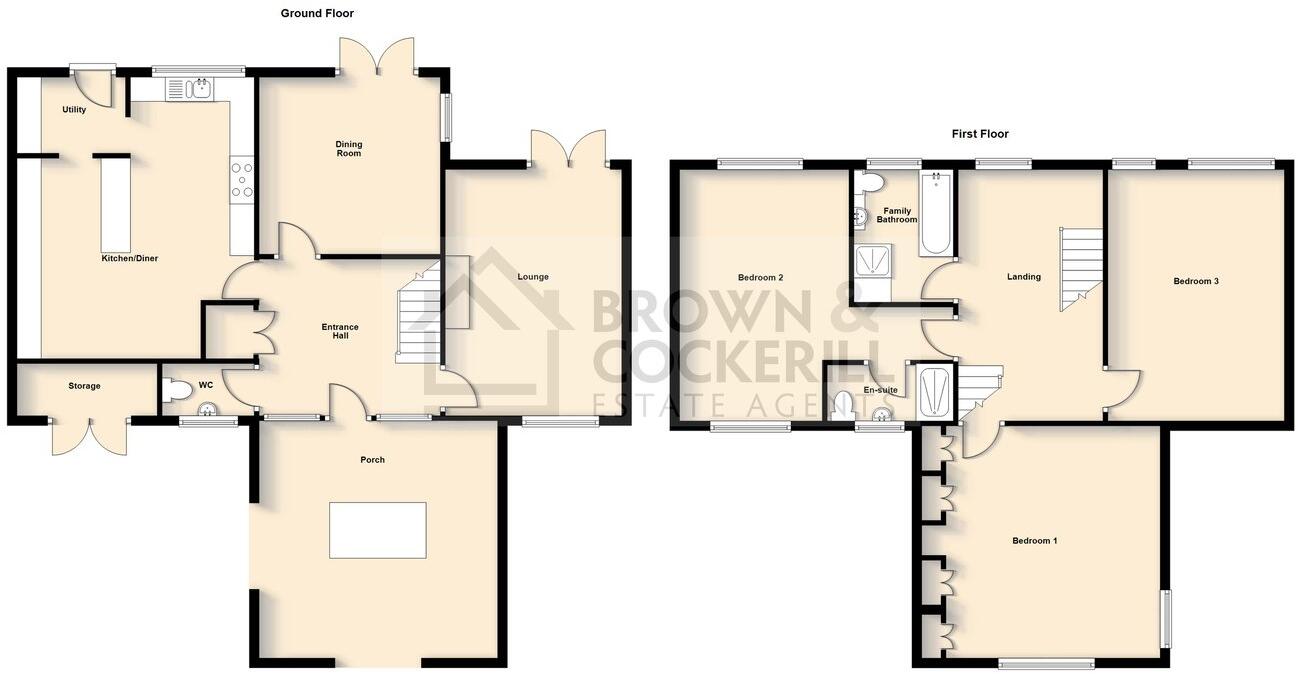 Manor House Close, Newbold-on-Avon, Rugby, CV21 floorplan
